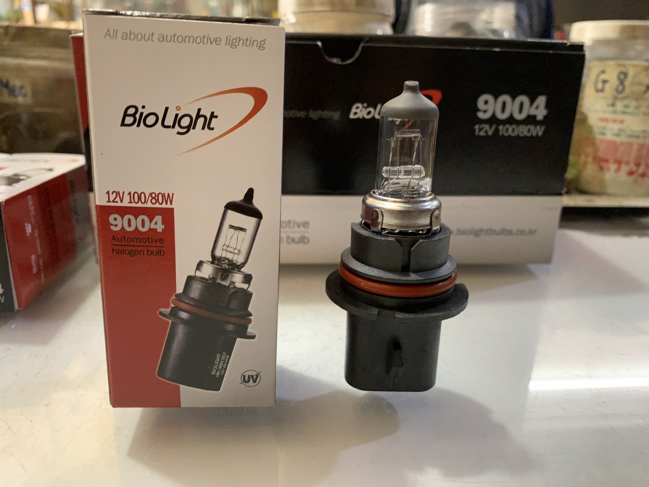 Bóng đèn pha cốt 9004 12v-100/80w...loại xịn biolight hàn quốc.