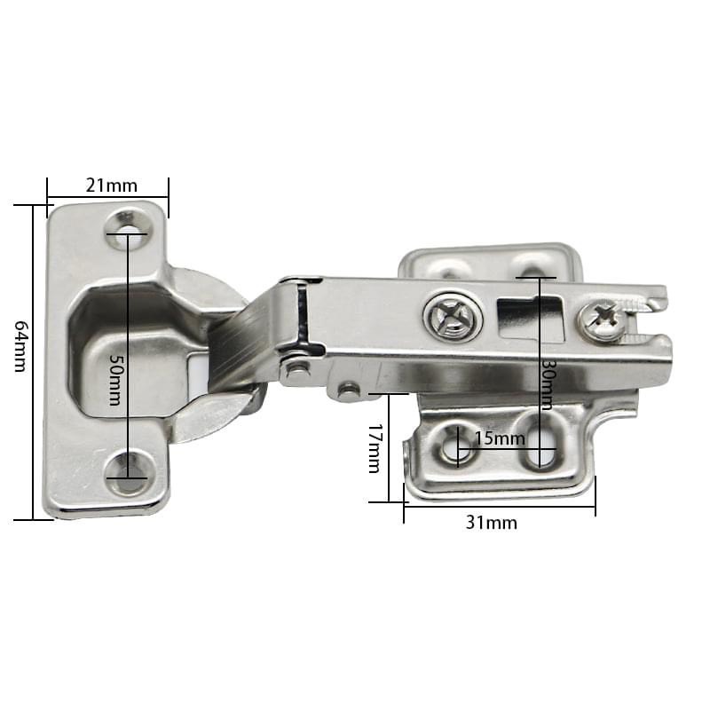 Bản lề bật hơi có giảm chấn ZUB (A, B, C)
