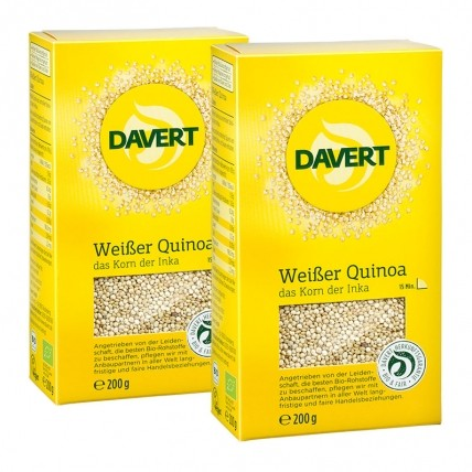 Hạt diêm mạch trắng hữu cơ Davert 400gr
