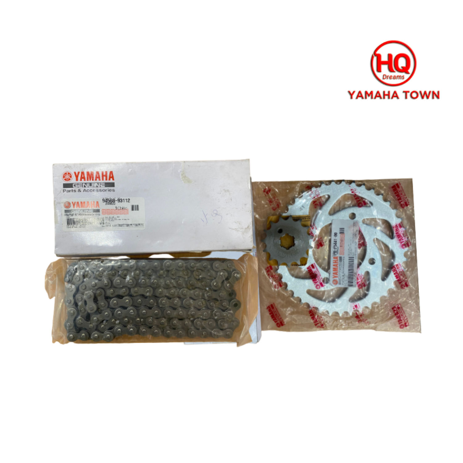 Bộ nhông xích dùng cho xe sirius fi - chính hãng yamaha
