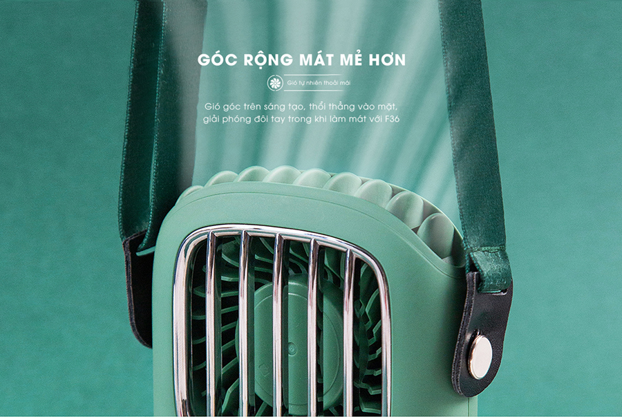 Quạt đeo cổ mini Remax F36