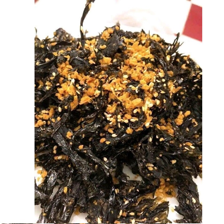 150gr RONG BIỂN CHÁY TỎI LON PET