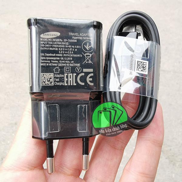 Bộ Sạc Nhanh Samsung (S8, S9, Note 8, Note 9, A50, A30, M20) 18W Type-C