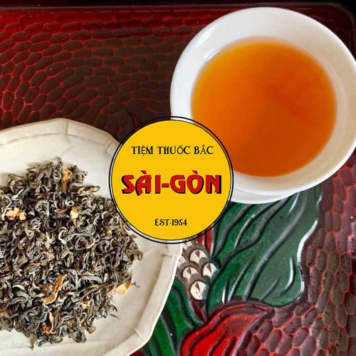 [HCM][100gram] Trà Xanh Ướp Hoa Bưởi