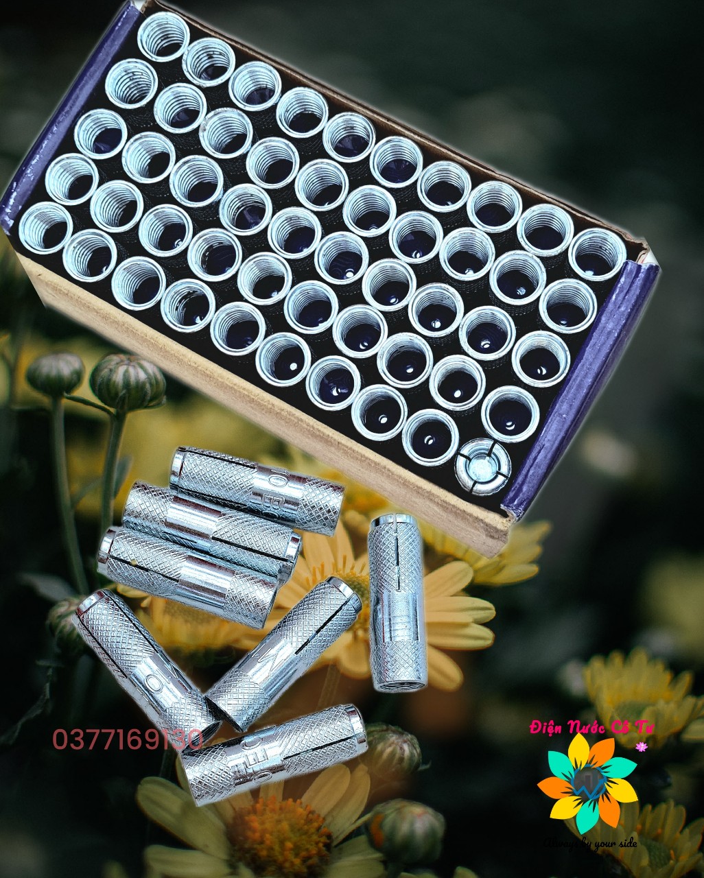 Com bo 10 tắc kê đạn- tắc kê bi đường kính 8li, 10 li