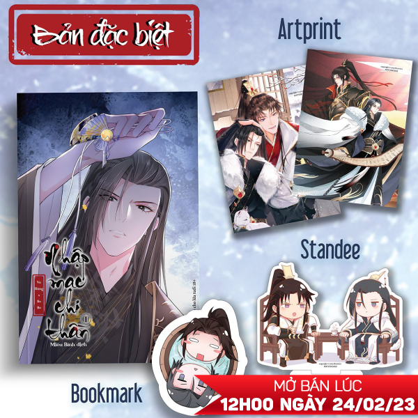 Nhập mạc chi thần - tập 1 - bản đặc biệt - tặng kèm bookmark bo viền + 2 artprint phủ nhũ + standee