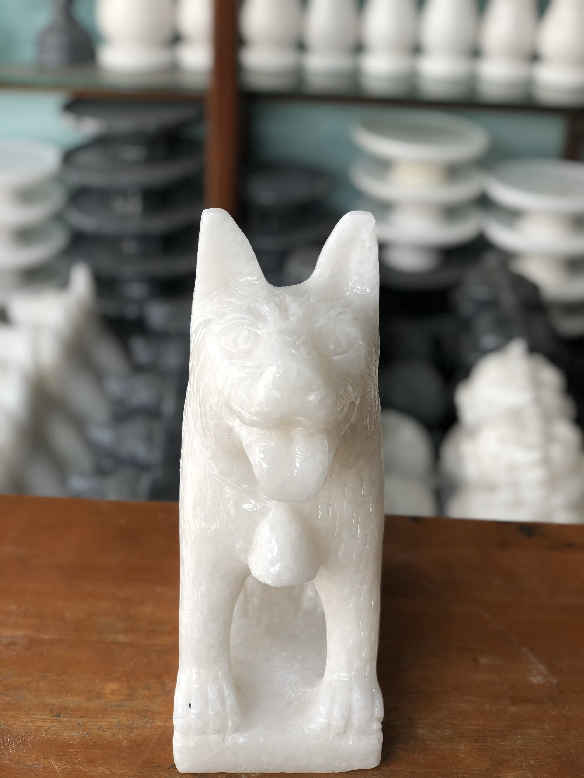 [FreeshipMAX] chó đá non nước 30cm - 1 cặp