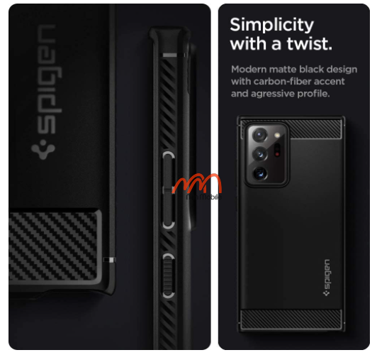 Ốp Lưng Spigen Rugged Armor Samsung Note 20 Ultra 5G