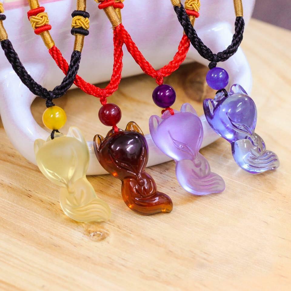 Hồ Ly Đá Topaz Mẫu Hot 2019 - Linh Vật Phong Thủy - Tình Cảm Như Ý - Tình Duyên Thuận Lợi - Đá Thiên Nhiên