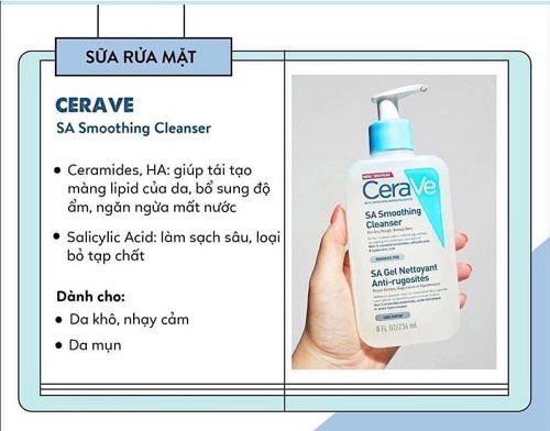 Sữa Rửa Mặt Cerave Cho Da Khô