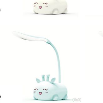 (With power cord) reading desk lamp Smart Anti-myopia picture animal quality-table lamp study reading book led anti-near-reading lamp-table lamp-den Hoc-den balcony-student lamp rechargeable battery