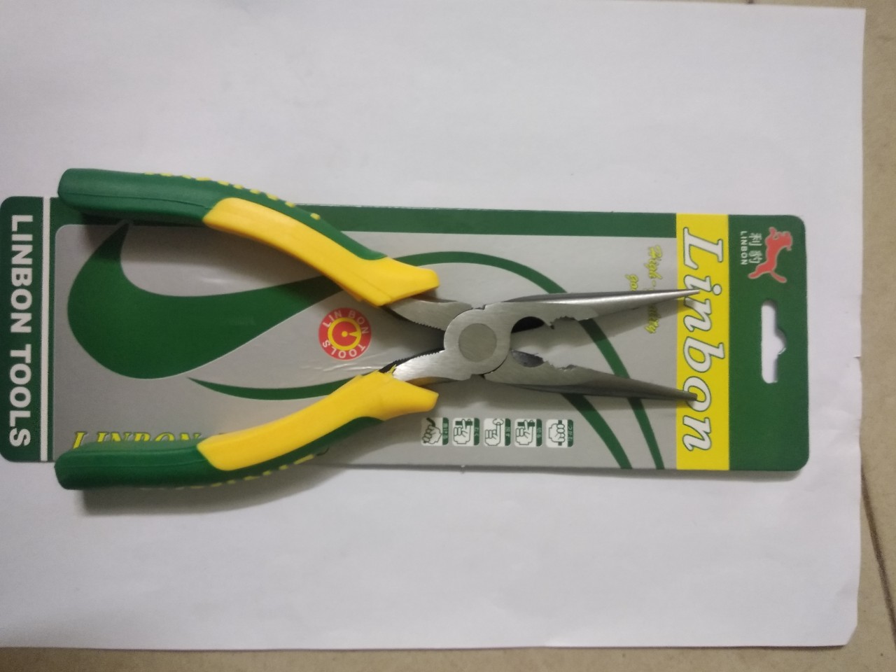Kìm mỏ nhọn linbon 8 inch