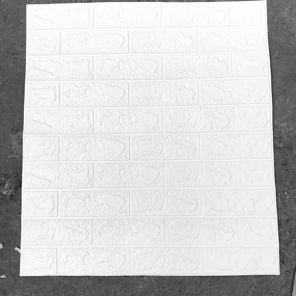 Xốp dán tường giả gạch 3D - Khổ Lớn 70x77cm