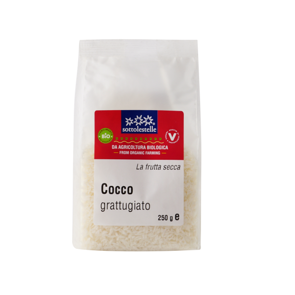 Organic Shredded Coconut Sottolestelle 250g