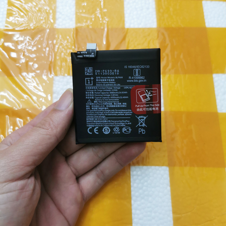 Pin oneplus 7 pro chính hãng, thay pin điện thoại oneplus 7 pro chất lương bảo hành lâu