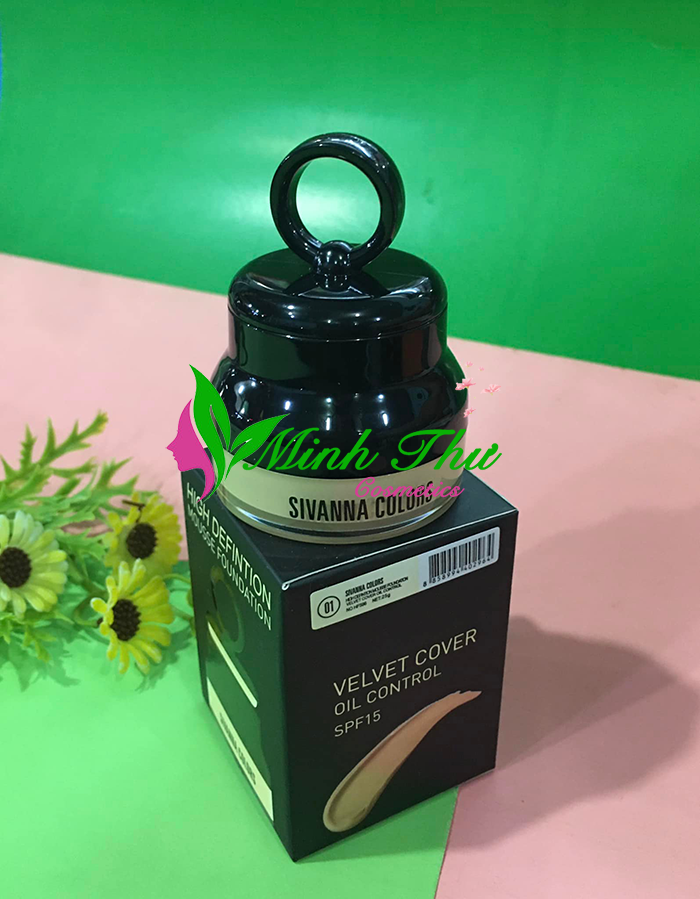 Kem nền sivanna colors high defintion mouse foundation – hf596