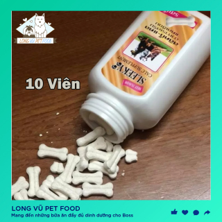 10 Viên Canxi Sleeky Cho Chó giúp khỏe mạnh chắc xương - Long Vũ Pet Food thumbnail