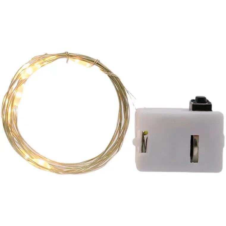 Dây đèn Led dùng pin ,dây đèn đom đóm - Loại Vuông