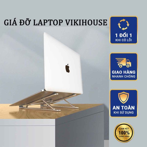 Bảng giá Giá Đỡ Laptop VikiHouse Đế Tản Nhiệt D103 Làm Bằng Chất Liệu Hợp Kim Nhôm Dành Cho Máy Tính Xách Tay Laptop Ipad Macbook Gấp Gọn Dễ Dàng Phong Vũ