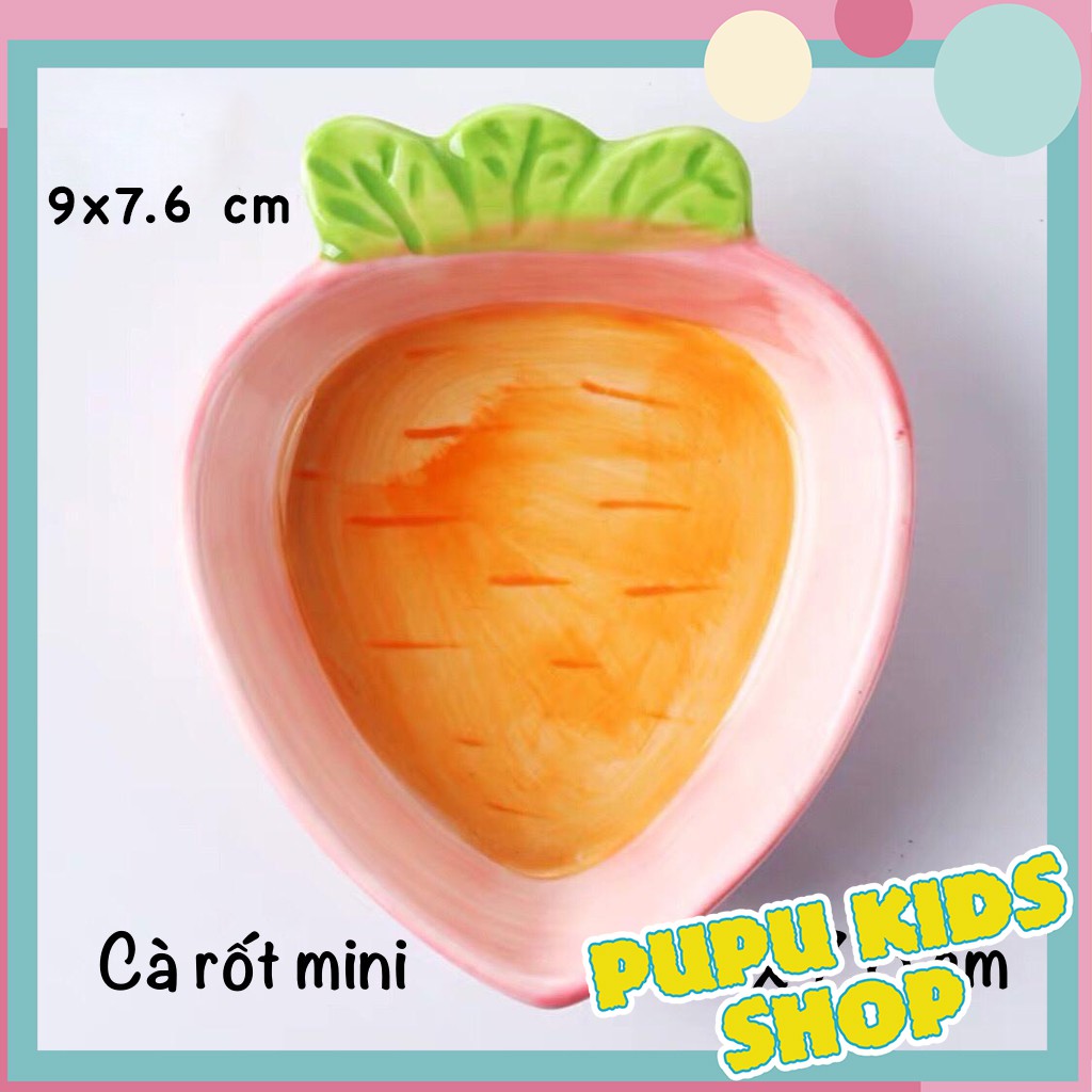 Bát ăn dặm Cà Rốt Mini PUPU KIDS SHOP