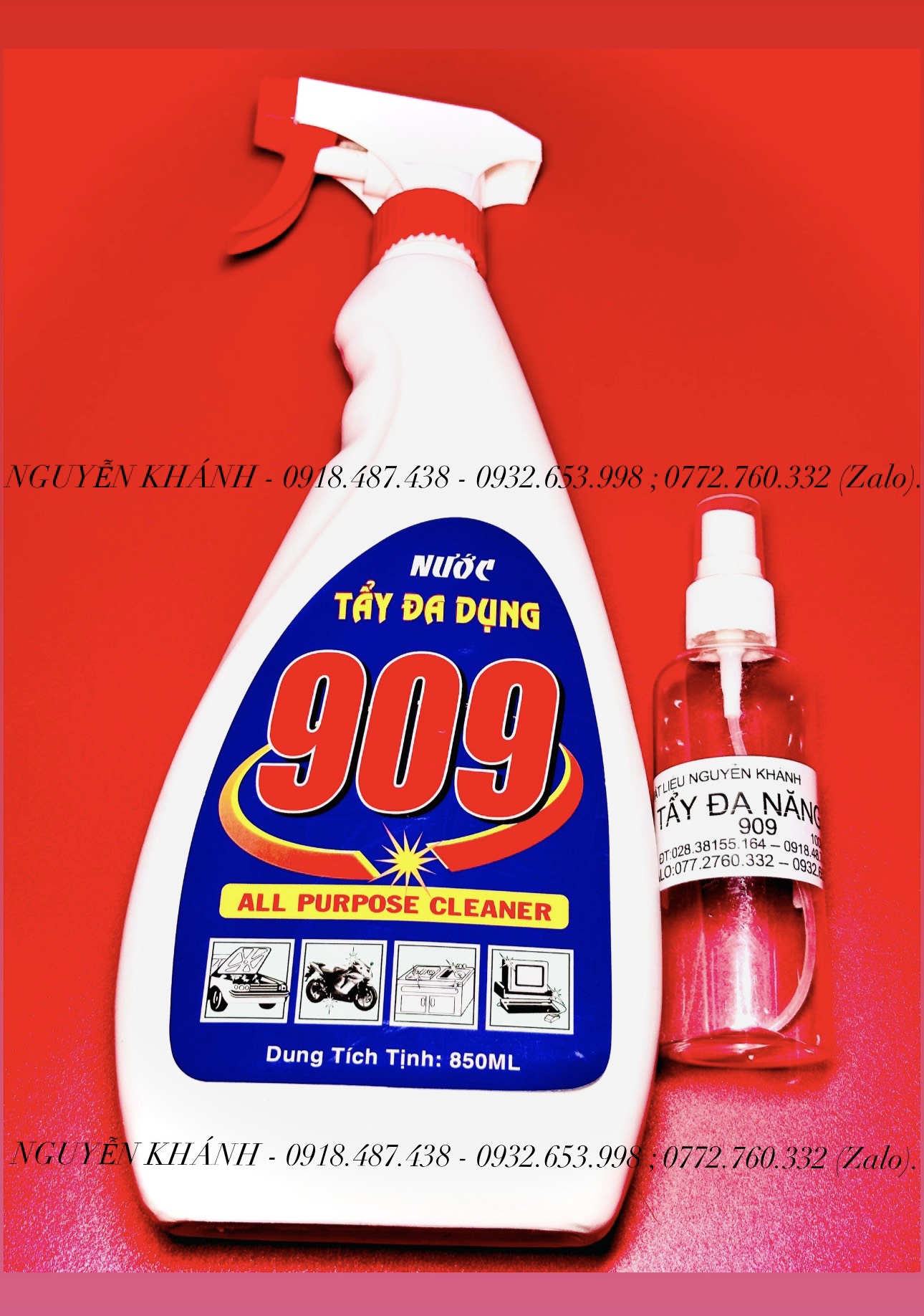 Nuớc tẩy da dụng 909 (có bán lẻ)