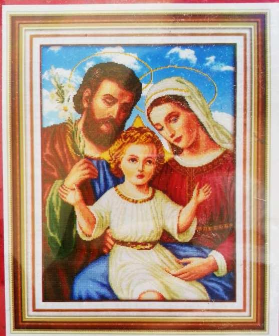 Tranh đính đá Gia Đình Chúa DF2311 - 59x75cm (tự đính)