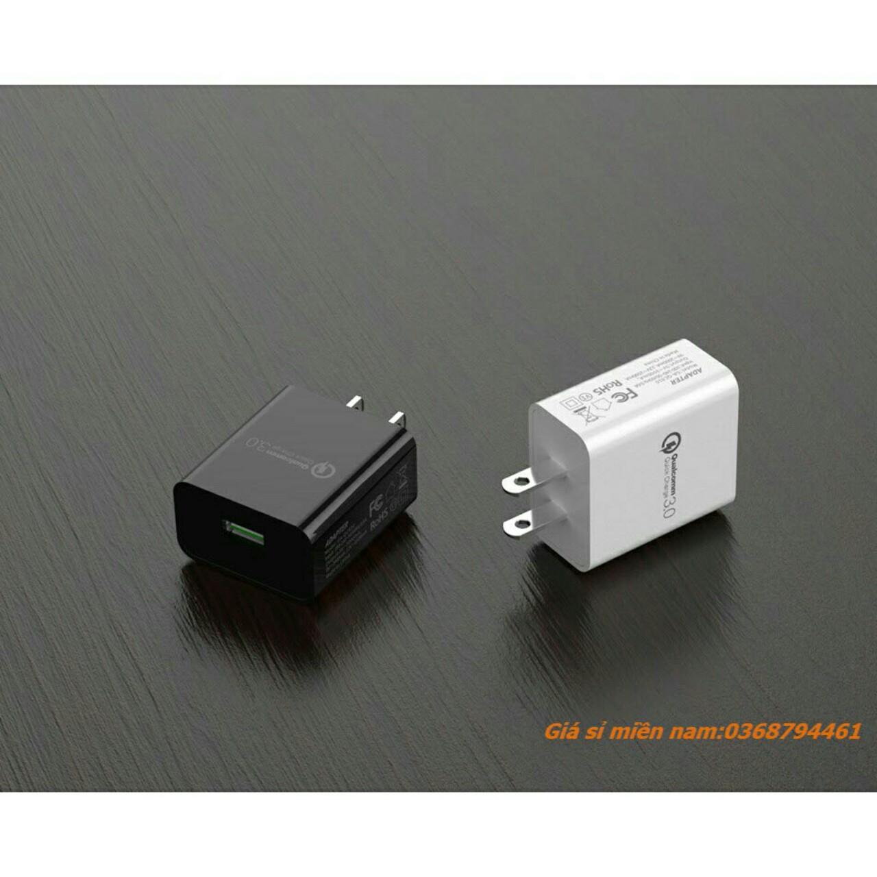 Củ Sạc Nhanh 3.0 Quick Charge - 18 Tháng Bảo Hành