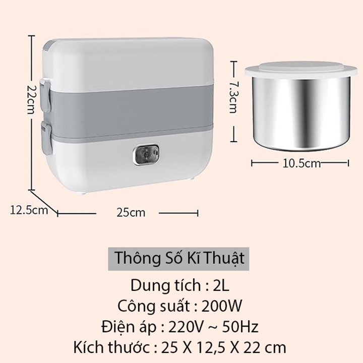 Hộp cơm điện đa năng cho dân văn phòng