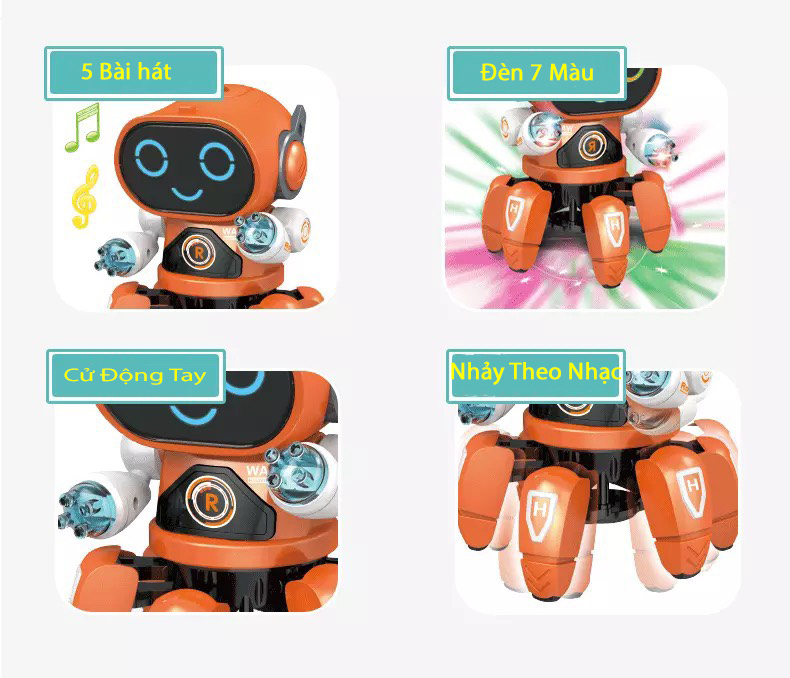 Dancer robot - đồ chơi robot nhảy nhót