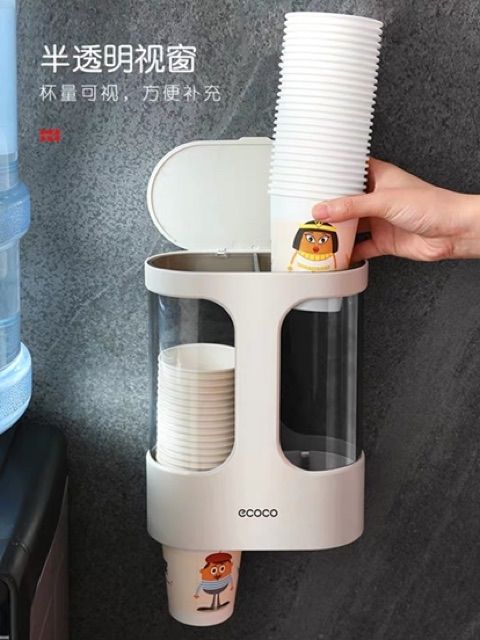 Hộp Đựng, Lấy Cốc Giấy Tự Động Ecoco 1907