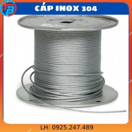 10 mét cáp inox 304 1.5mm cáp thép thái bình vina
