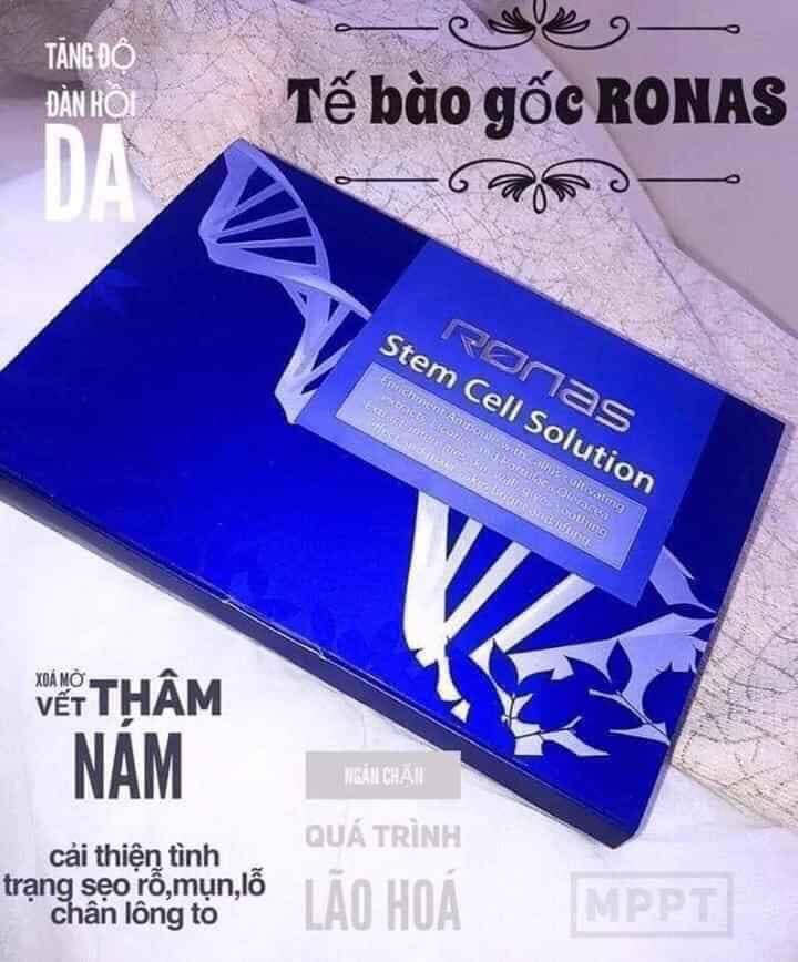 [Tế bào gốc]. 340.000đ/ hộp 10 ống. Tế bào gốc Ronas.