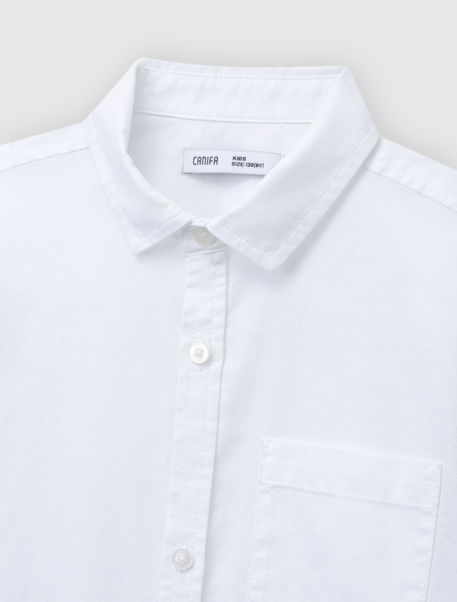 [CHỈ 5.11 VOUCHER TỚI 500K] Áo sơ mi bé trai CANIFA cotton cộc tay 2TH24A001