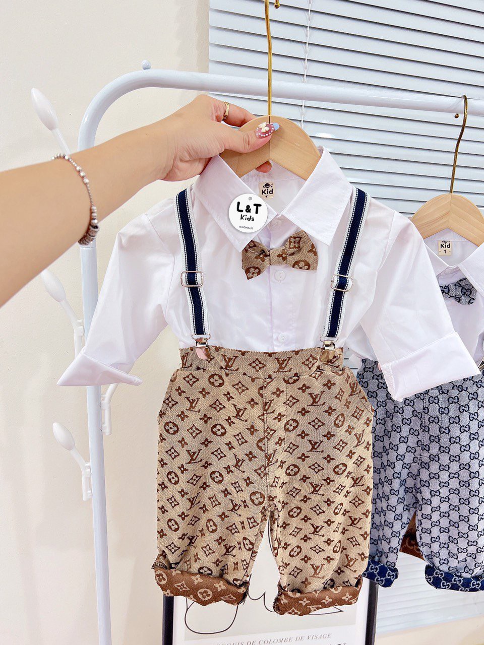Set yếm công tử dài siêu cưng cho bé 10-20kg
