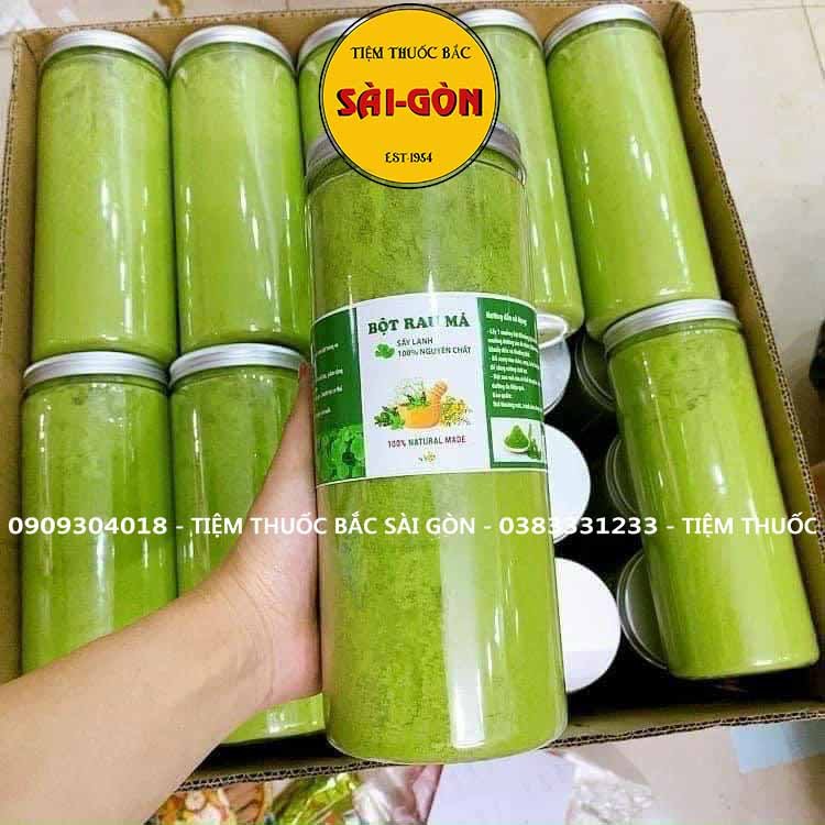 Bột rau má sấy lạnh nguyên chất 100gram