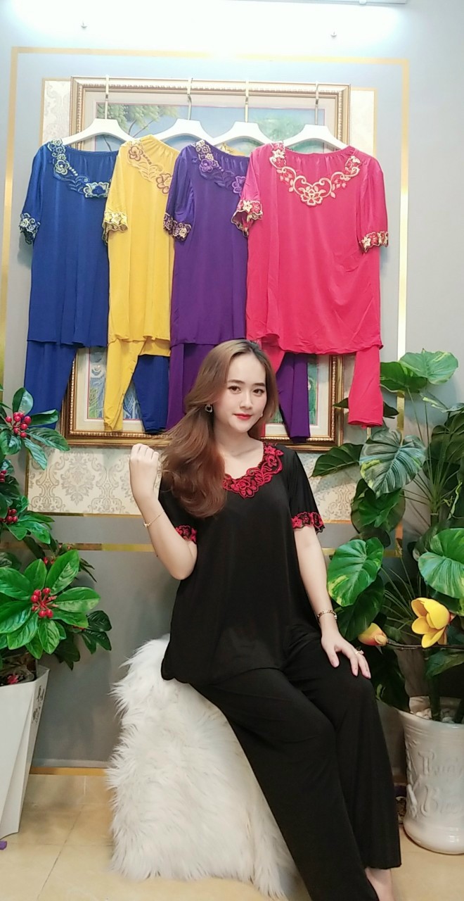 Đồ bộ nữ thun lạnh quần dài FreeSize