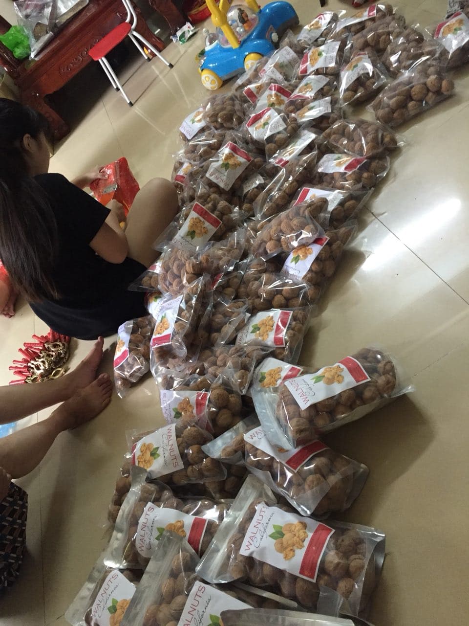1kg quả óc chó mỹ đã sấy chín