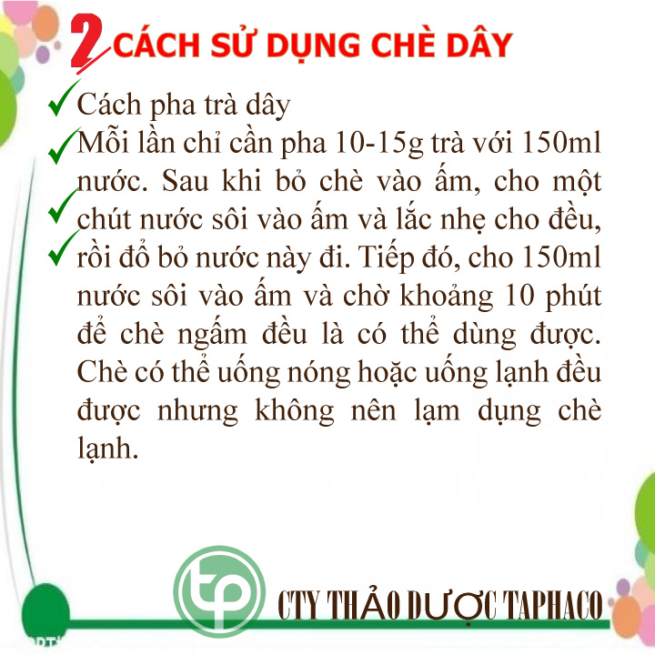 Chè dây trị dạ dày 500g - Thảo Dược Tấn Phát - Hàng sạch khô cao cấp