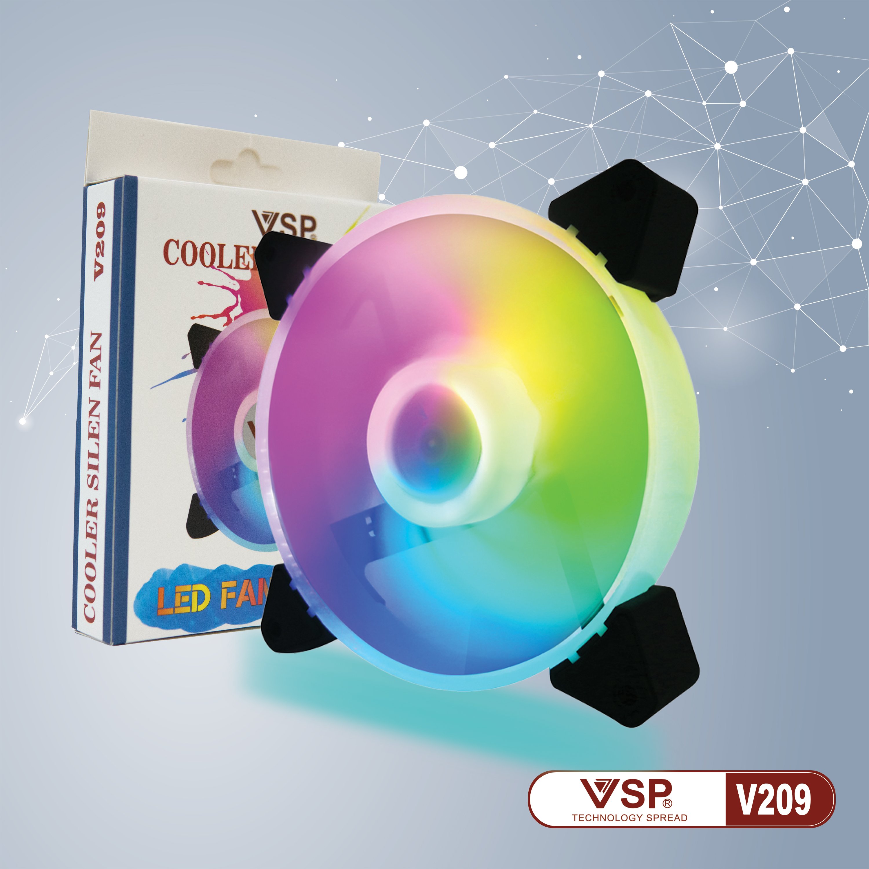 Fan Case VSP V209 LED RGB