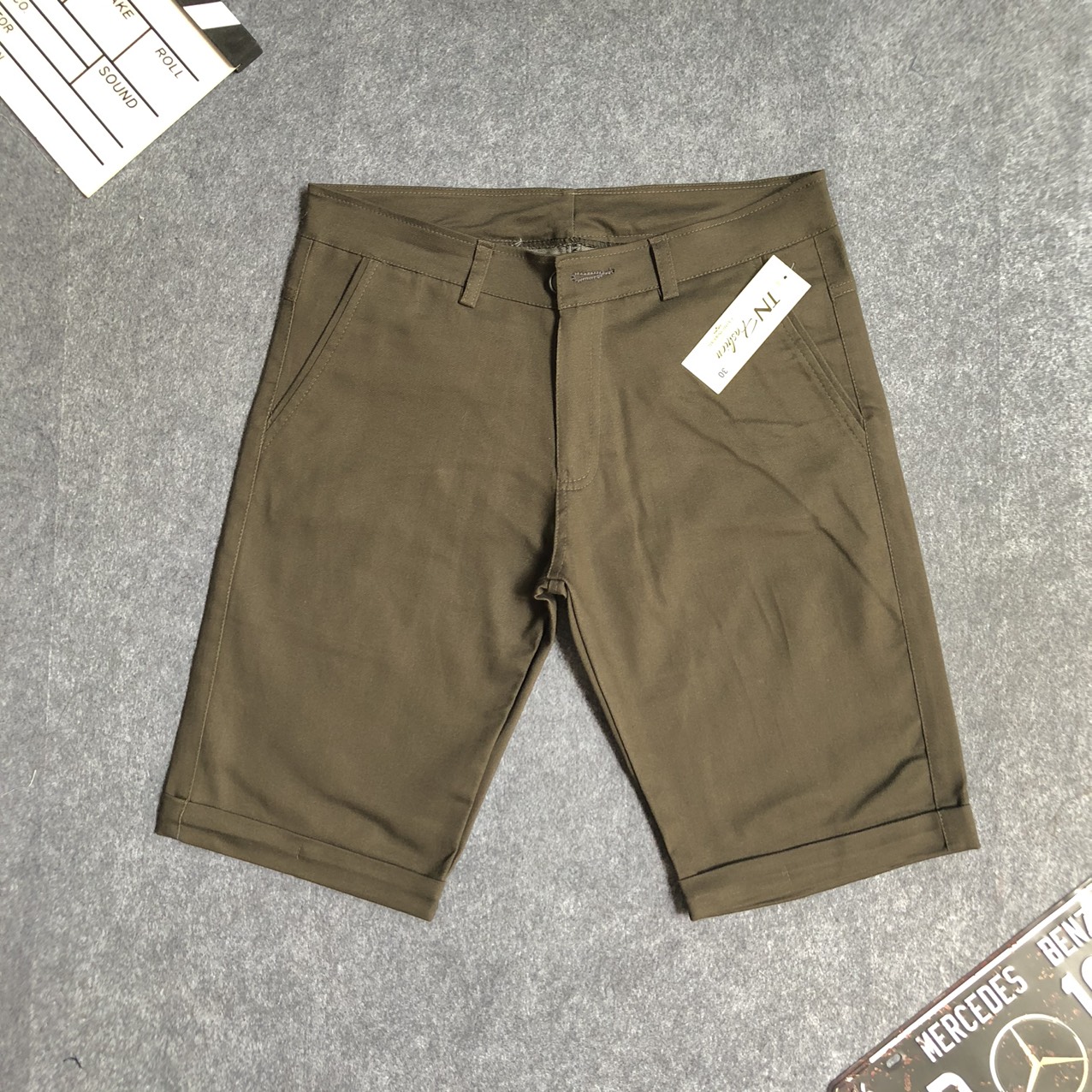 Quần short kaki nam co dãn có big size