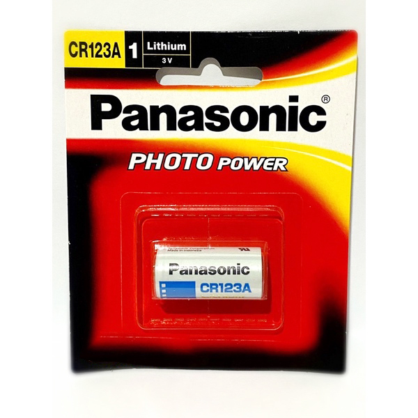 Pin Cr123A, pin máy ảnh Cr123A Panasonic 3V lithium (1 vỉ 1 viên)