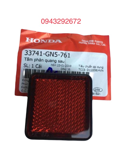 Tấm Phản Quang Đuôi Xe Wave, Zx, Dream Lùn Honda (33741GN5761)