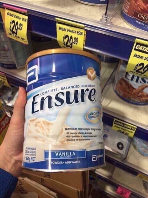 [1/2024]Sữa Ensure hàng Úc 850gr.