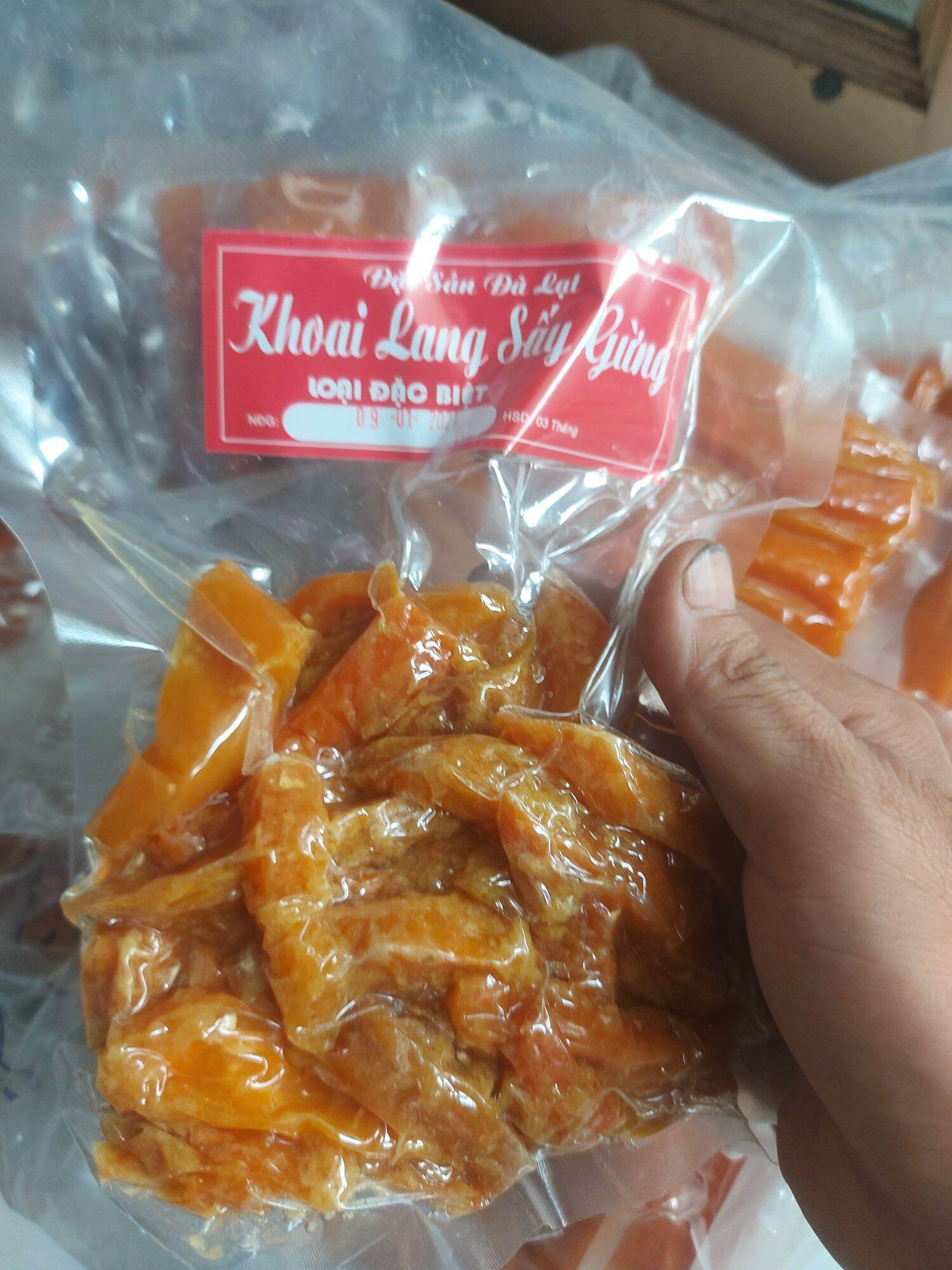 250 Gram khoai lang mật sấy gừng