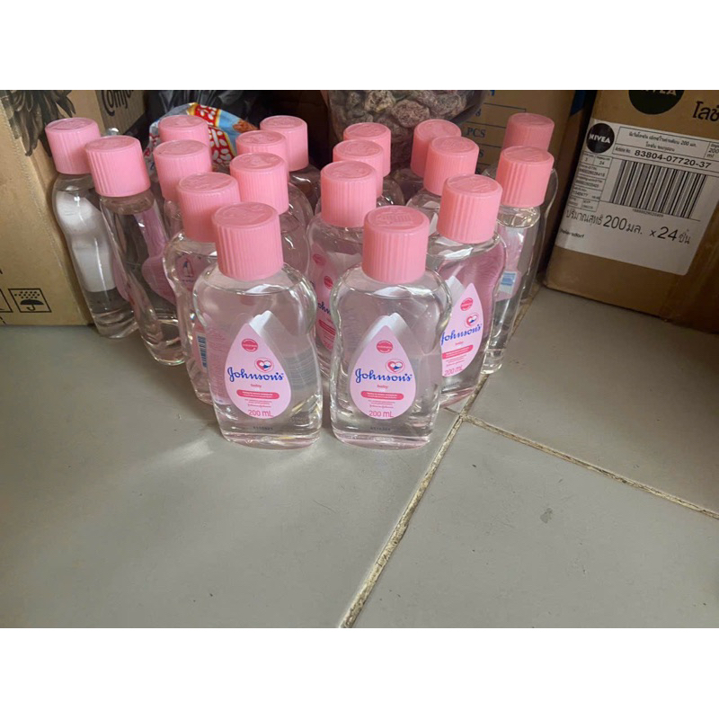Dầu massage dưỡng ẩm johnson’s baby oil 200ml