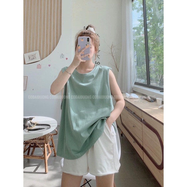 🔥Freeship🔥Áo trơn tanktop cá tính
