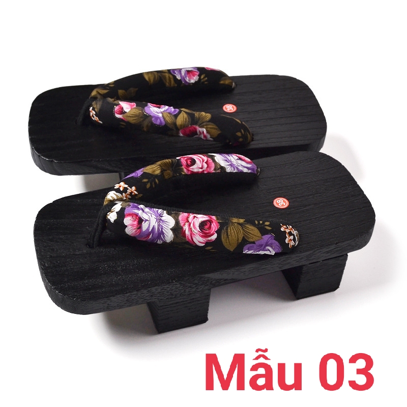 (CÓ SẴN) Guốc Gỗ Đế Cao Nhật Bản Dành Cho Nam, Guốc Geta Gỗ Đế Cao Quai Chữ Y Phong Cách Nhật Bản