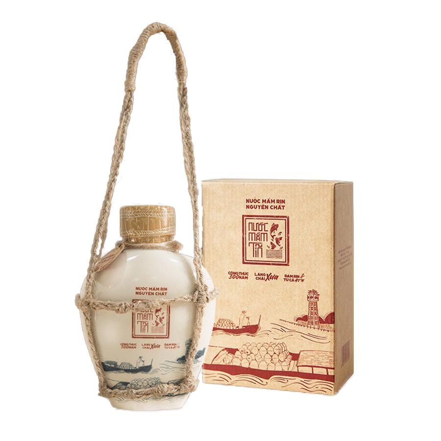 Nước mắm Tĩn Phan Thiết nhãn xưa 41 độ đạm chai 500ml