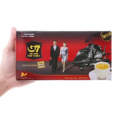 [HCM](có tem xác thực) Cafe G7 hòa tan 3in1 hộp 21 gói x 16g - cà phê g7