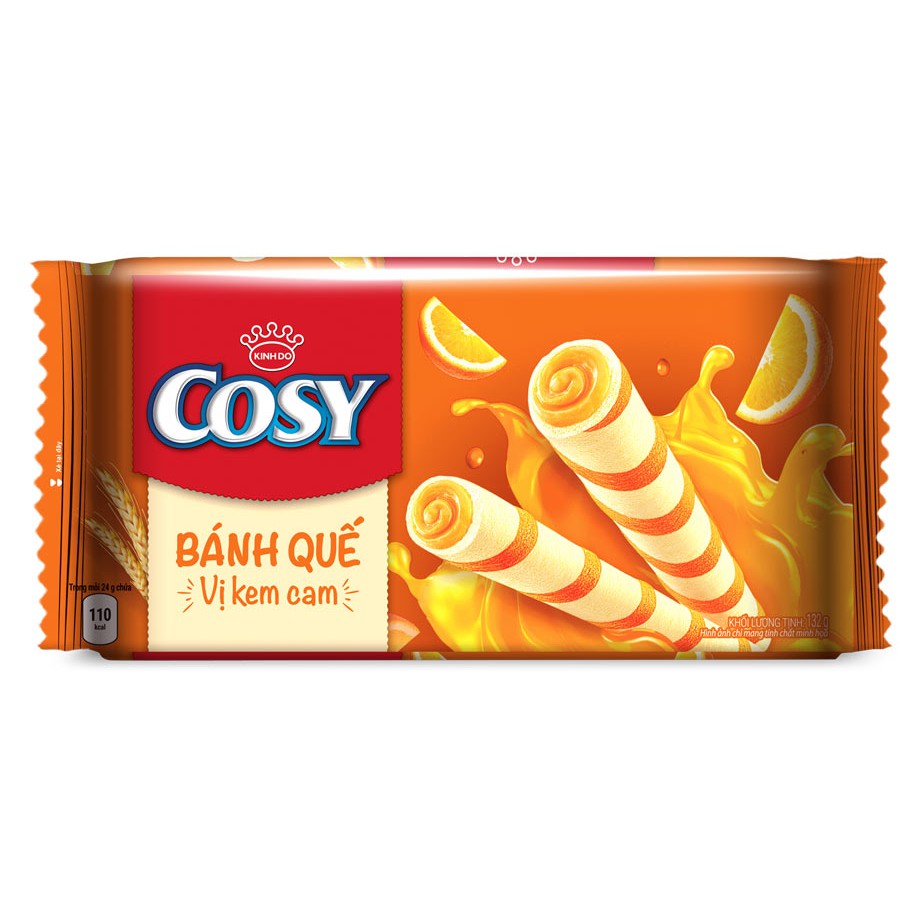 Combo 2 gói bánh Quế Cosy 132G (Trộn Vị Ngẫu Nhiên)